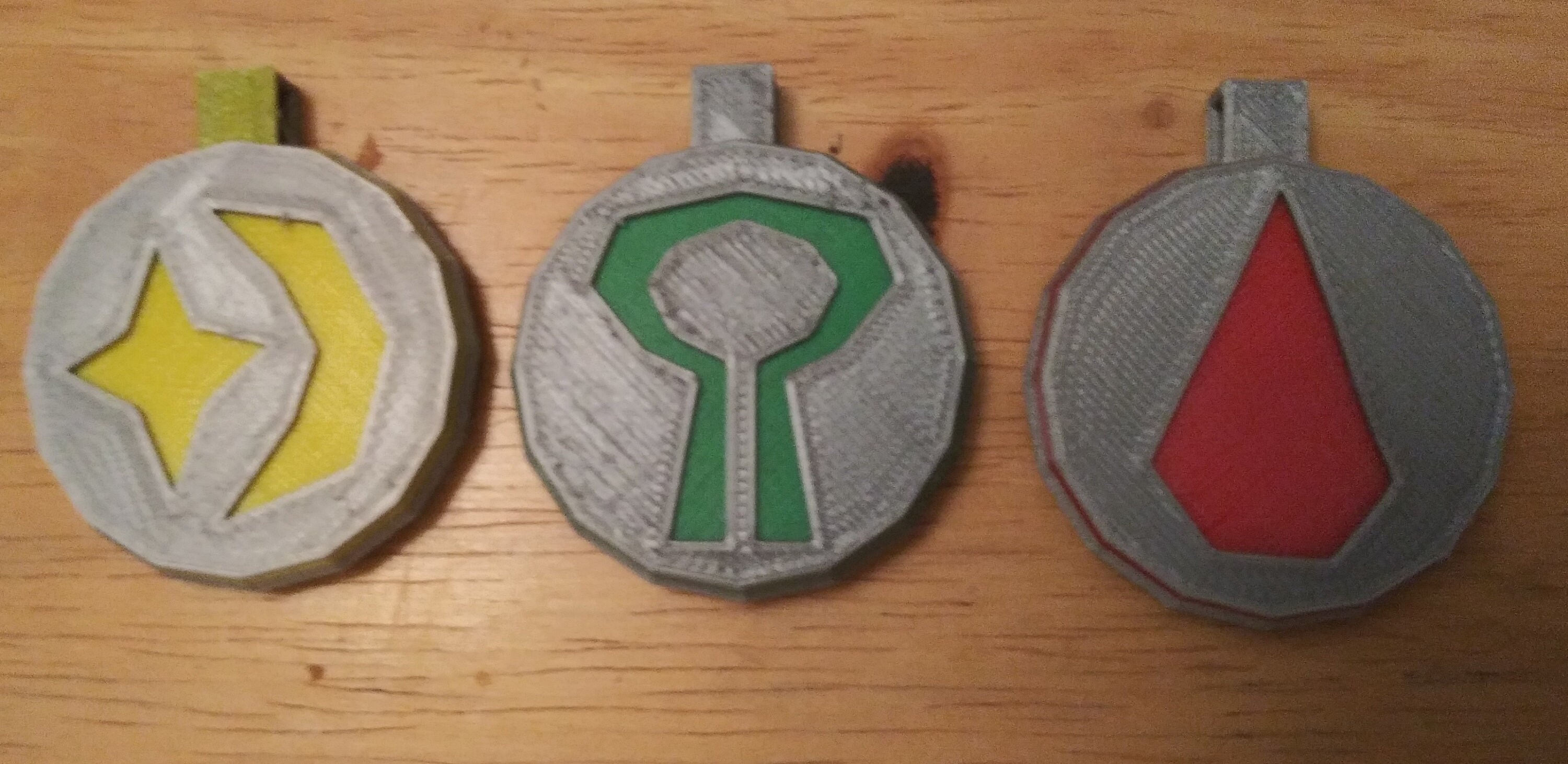 Runescape Inpired Rune Keychains OSRS Inspired 3D Printed Etsy