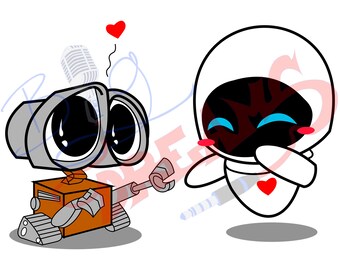 Wall E Svg Etsy