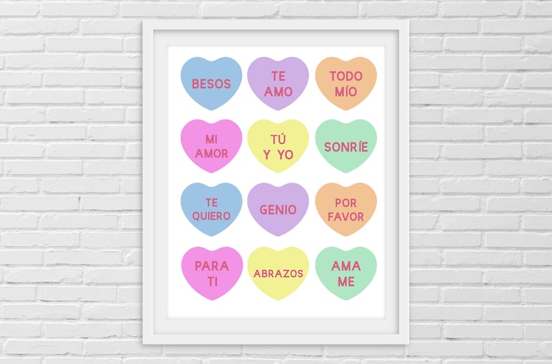 Spanish Communication Hearts Printable Indicator for Valentines Working day Instantaneous Obtain Te Amo Besos Amor SPANISH Español Indicator Decor photograph about Printable Conversation Hearts named Spanish Communication Hearts Printable Signal for Valentines Working day Immediate Obtain Te Amo Besos Amor SPANISH Español Signal Decor