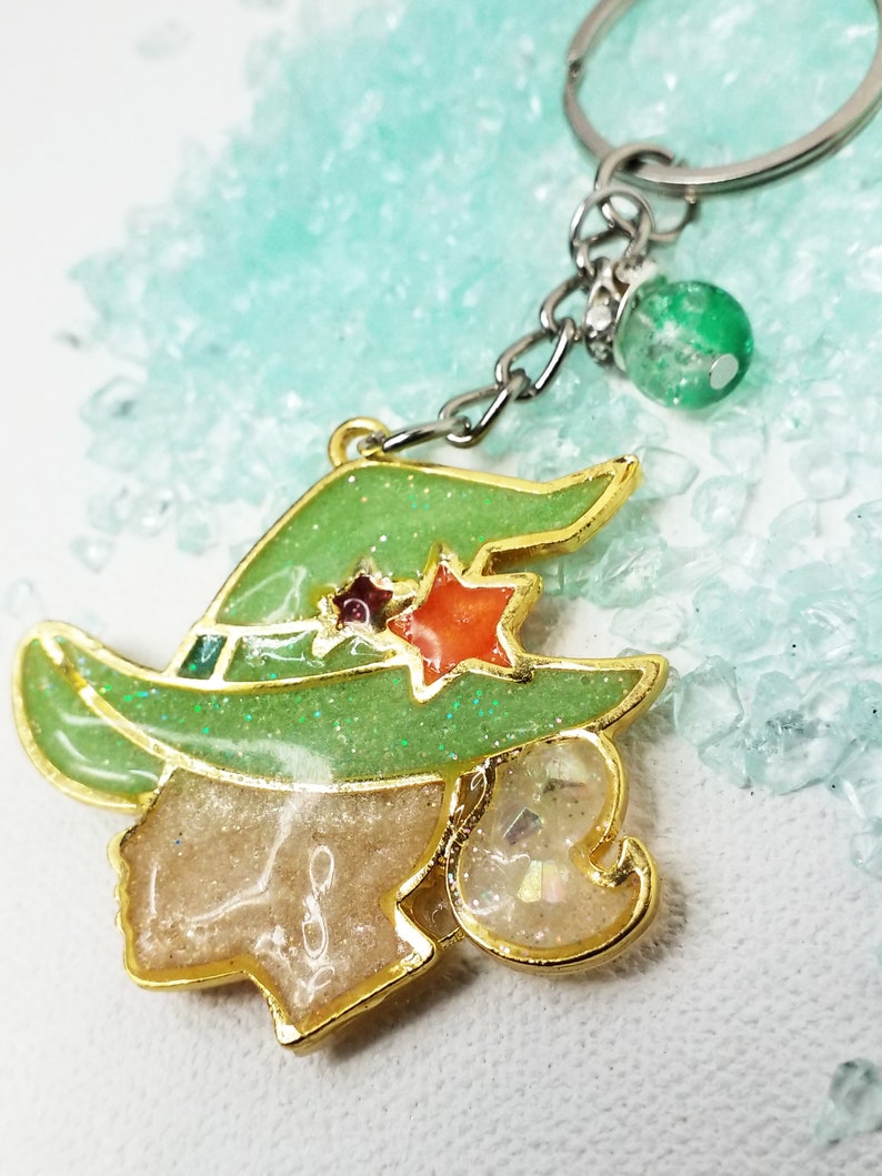 Witch Keychain Resin Keychain Women's Day Sale Gift for Etsy