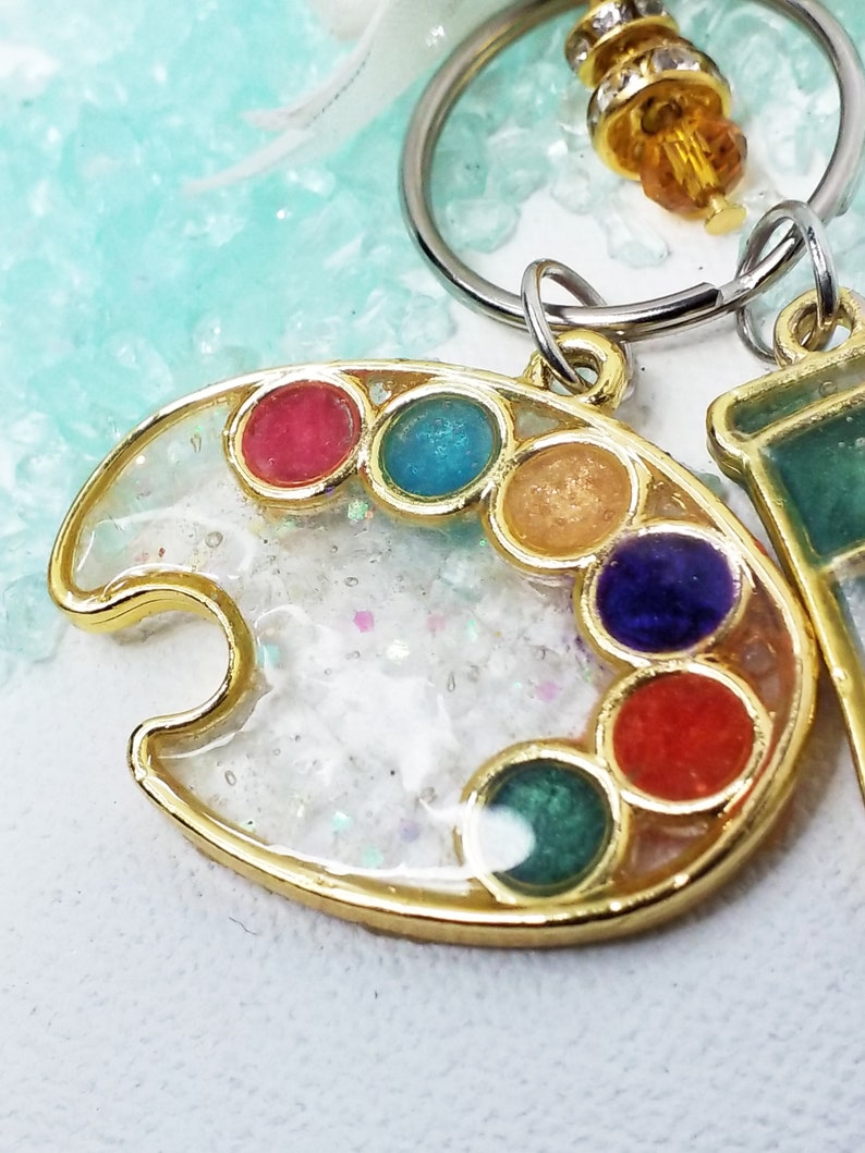 Paint Palette Keychain Paint tube Green St.Patrick's Day Etsy