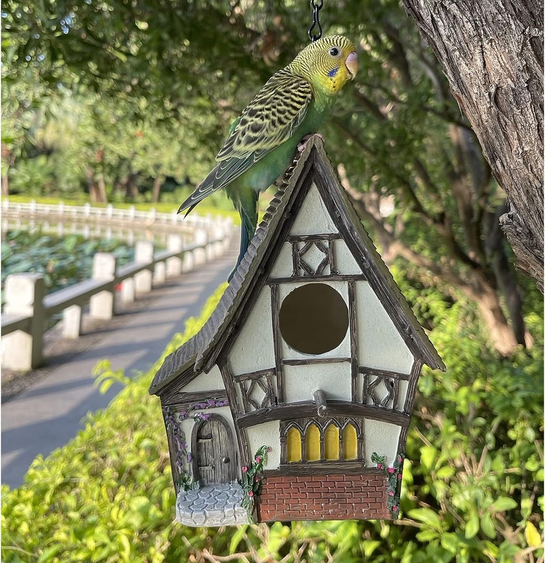Premium Hanging Bird Houses for Outdoors Waterproof Etsy