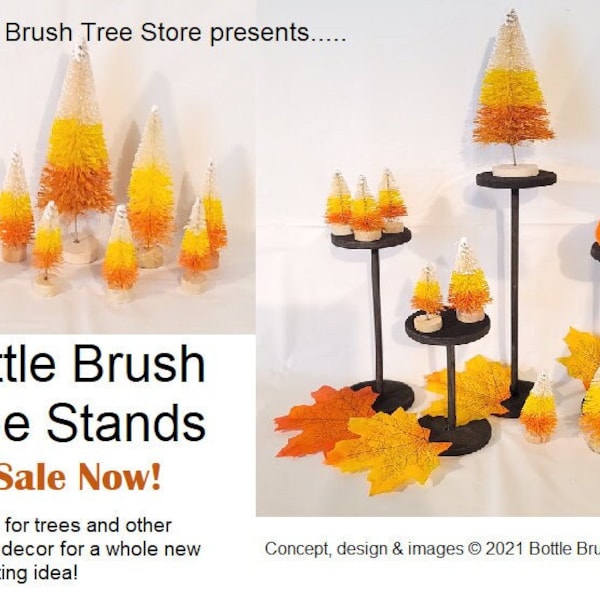 Stands Displays for Bottle Brush Trees Tiered Tray Decorating Ideas Halloween Fall Christmas Home Decor Centerpiece Free Shipping