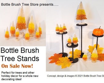 Stands Displays for Bottle Brush Trees Tiered Tray Decorating Ideas Halloween Fall Christmas Home Decor Centerpiece Free Shipping