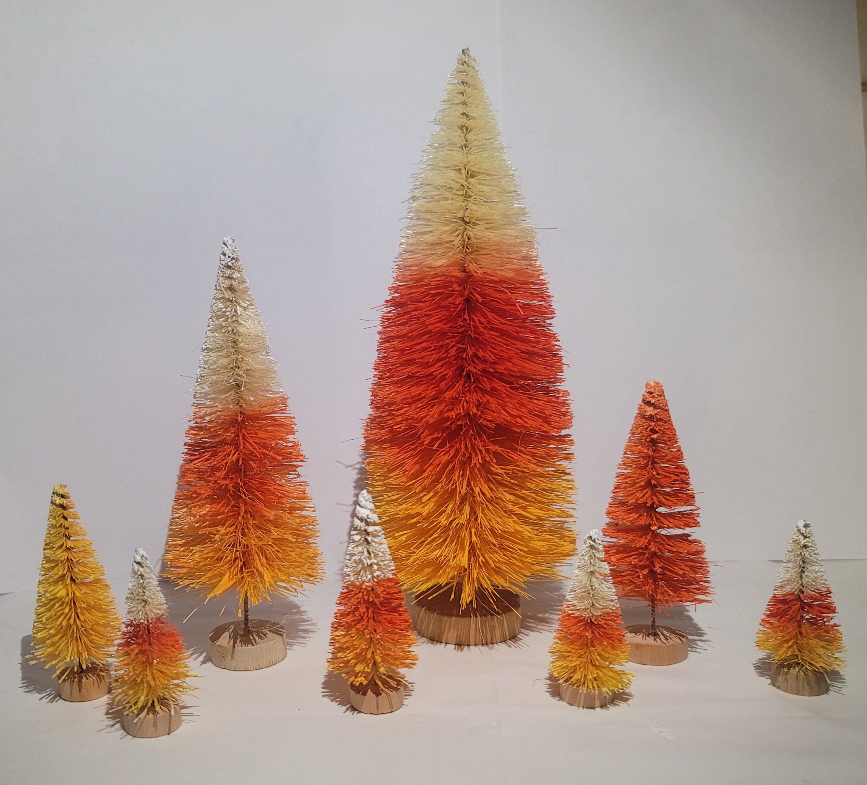 7" Tall 8pc Candy Corn HALLOWEEN Fall Autumn Thanksgiving Miniature ...