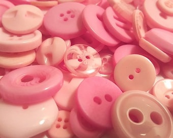 400 Small Pink Buttons 1/2 to 5/8 Bulk Lot Lot 270 400 Small Pink Buttons 1/2 to 5/8 Bulk Lot Lot 270