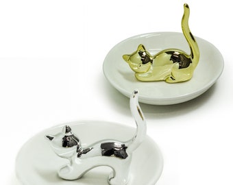 Gold Whale Ring Holder Jewelry Dish Animal Jewelry Holder Home Decor Catch All