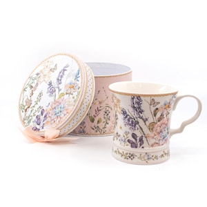 Vintage Inspired T-Shaped Teacup Gift Box - Bell Flower or Phoenix Pattern - Gift Box Included - Tea Lovers Gift - Gifts for Her