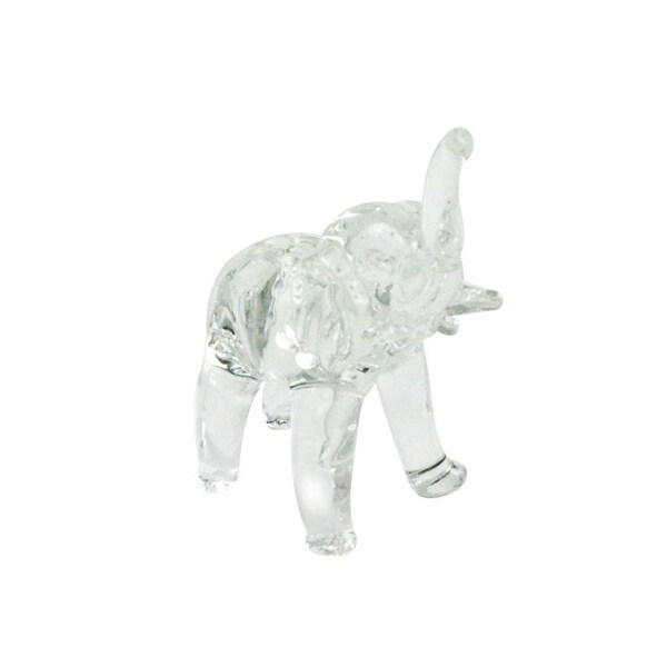 Glass Elephant Etsy