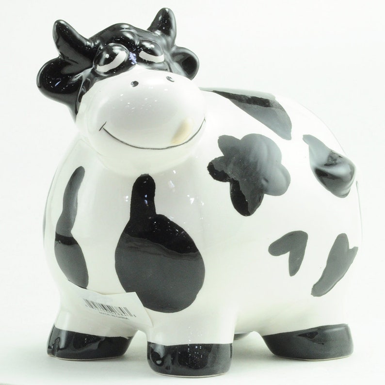 Cow Ceramic Cute Piggy Bank Ceramic Piggy Bank for Girls Boys Etsy