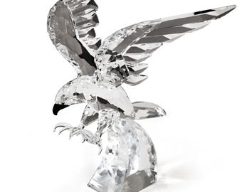 Medium Crystal Eagle- Compact Trophy-Ready Design