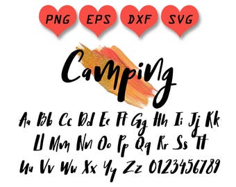 brush font svg, stroke font svg, brush stroke font svg, bold font svg, svg font, svg letters, handpaint font svg, font for silhouette