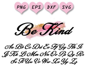 Calligraphy svg, calligraphy font svg, font svg files, font for cricut, stencil svg files, decal svg files,