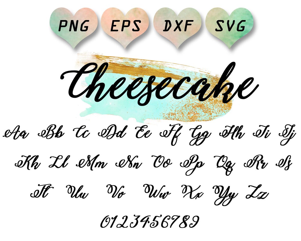 Cursive font svg calligraphy svg calligraphy font svg | Etsy