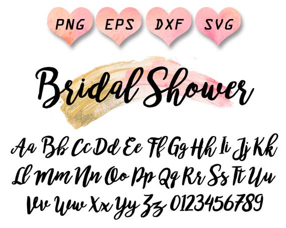 Download Wedding Font Svg Bridal Font Svg Wedding Calligraphy Etsy