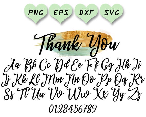 Download Svg Font For Wedding Wedding Font Svg Wedding Letters Svg Etsy