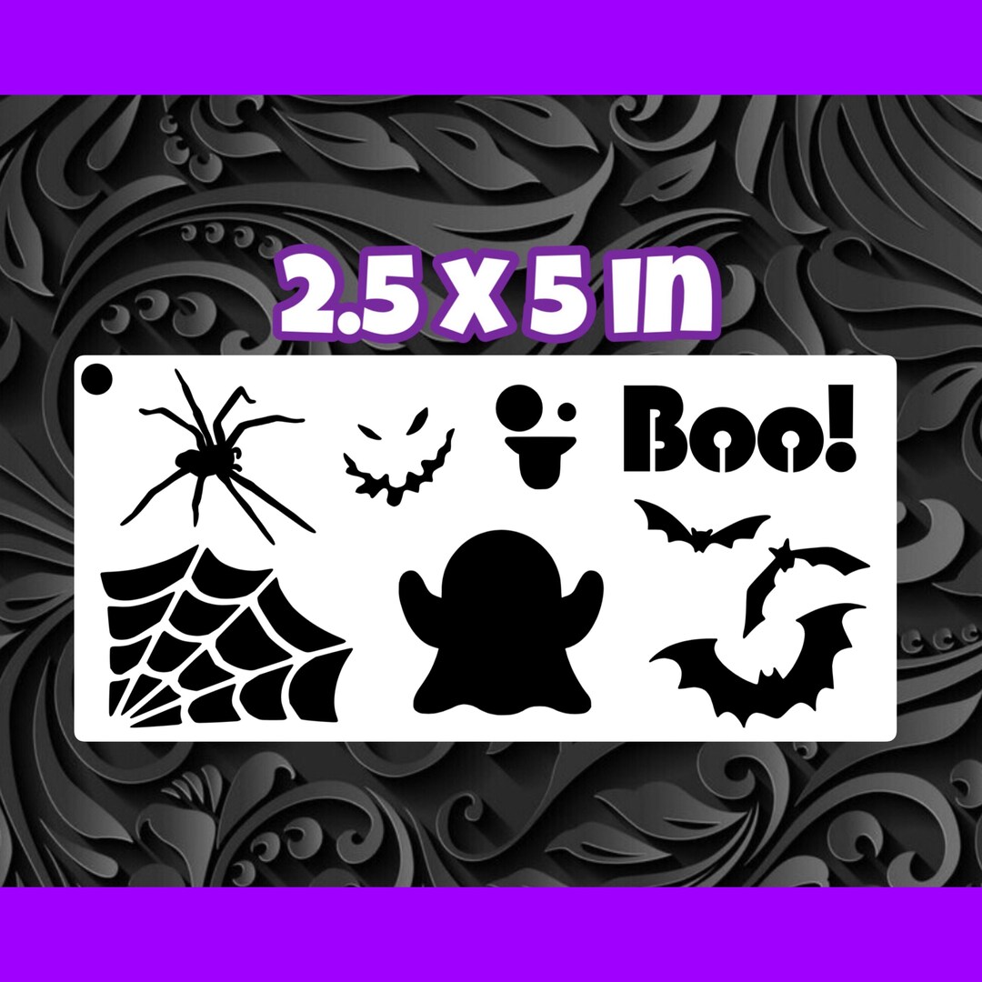 Halloween Face Painting Stencil - Etsy