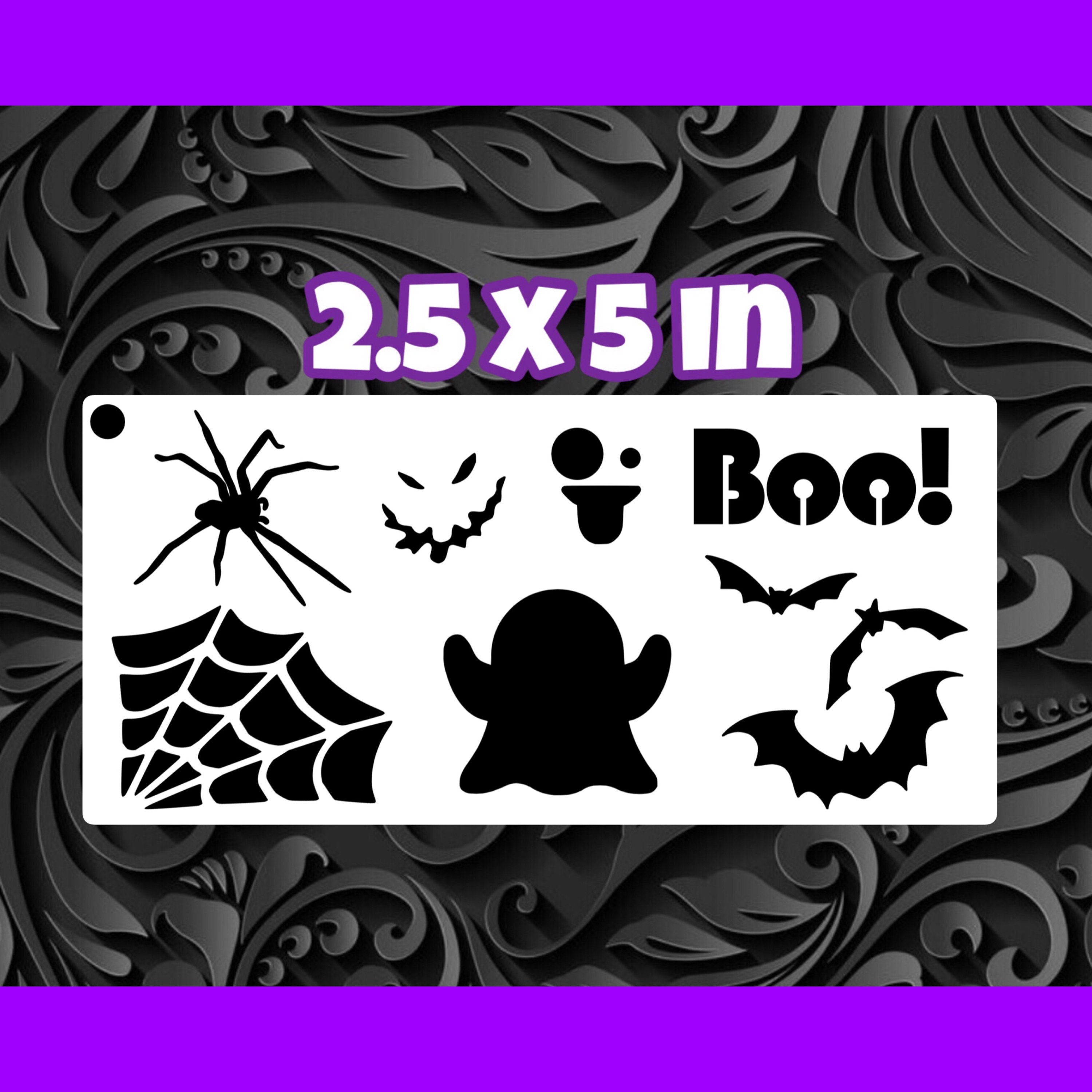 Halloween Face Painting Stencil - Etsy