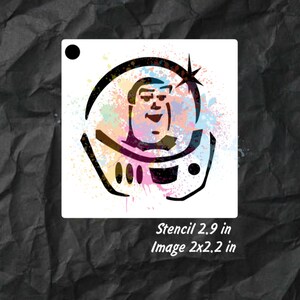 BL Astronaut Face Painting Stencil