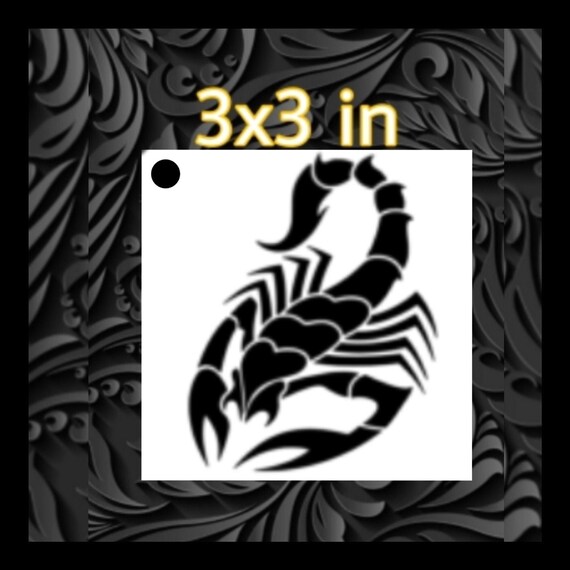 Scorpion Face Painting Stencil - Etsy