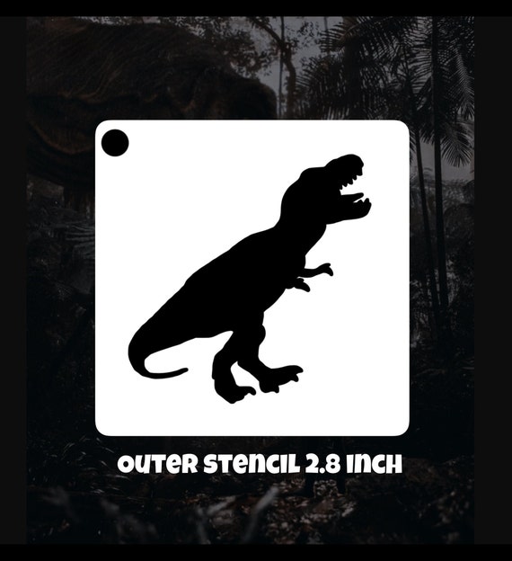 T-rex Face Painting Stencil | Etsy