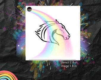 Stencil per il trucco del viso della squadra di equitazione