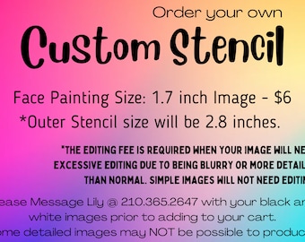 Create a Stencil (face painting)