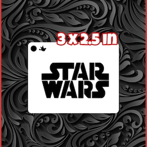 Space Wars Face Painting Stencil