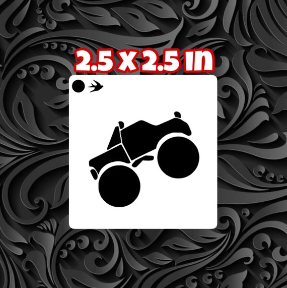 Monster Truck Stencil