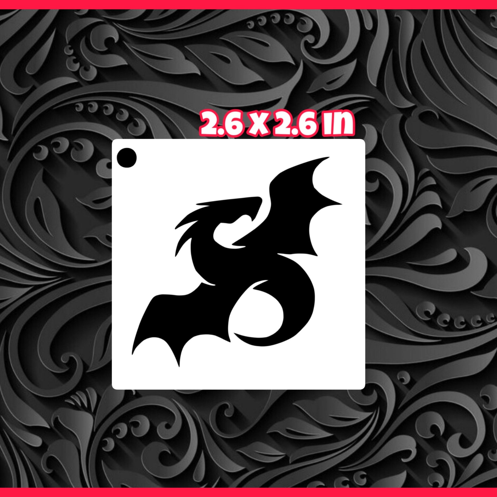 Dragon Face Painting Stencil - Etsy