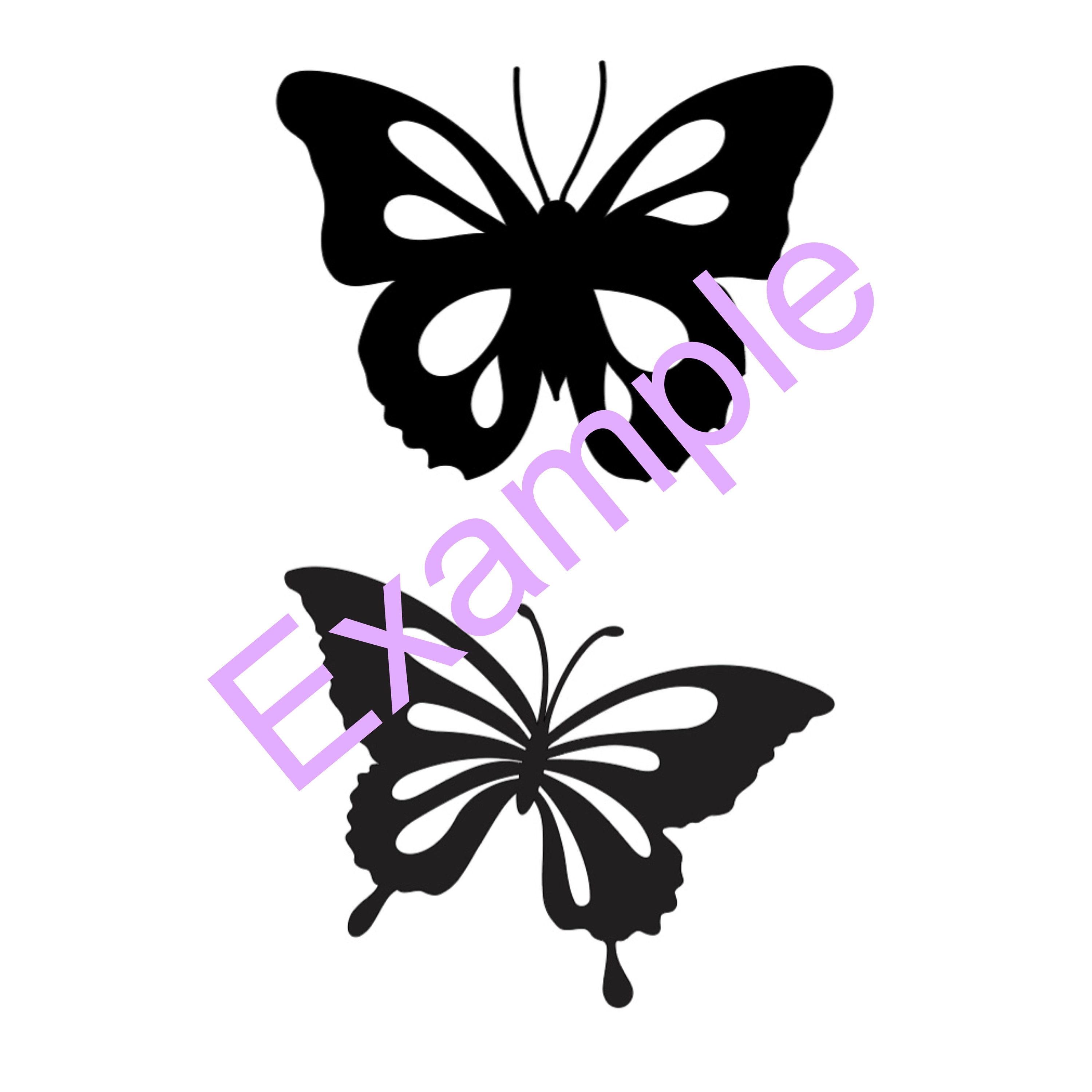 Plantilla de pintura de cara de mariposa de lujo, image size:3000x3000