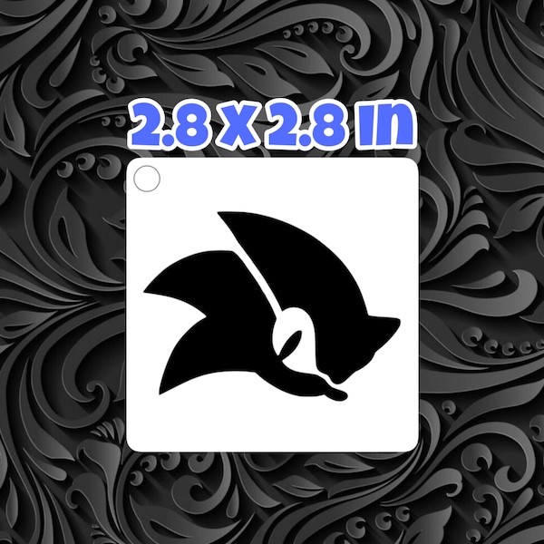 Sonic Face Painting Stencil - Etsy