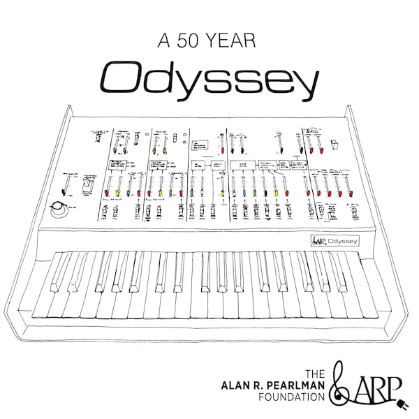 ARP Odyssey 50 Year Anniversary Poster (Official Product)