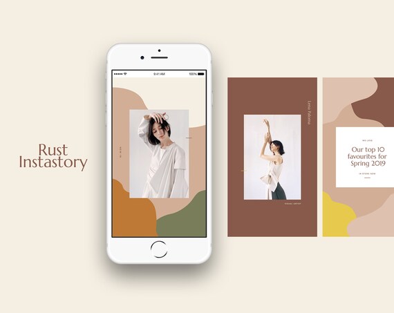 Rust Instagram Story Instagram Online Shop Instagram Etsy