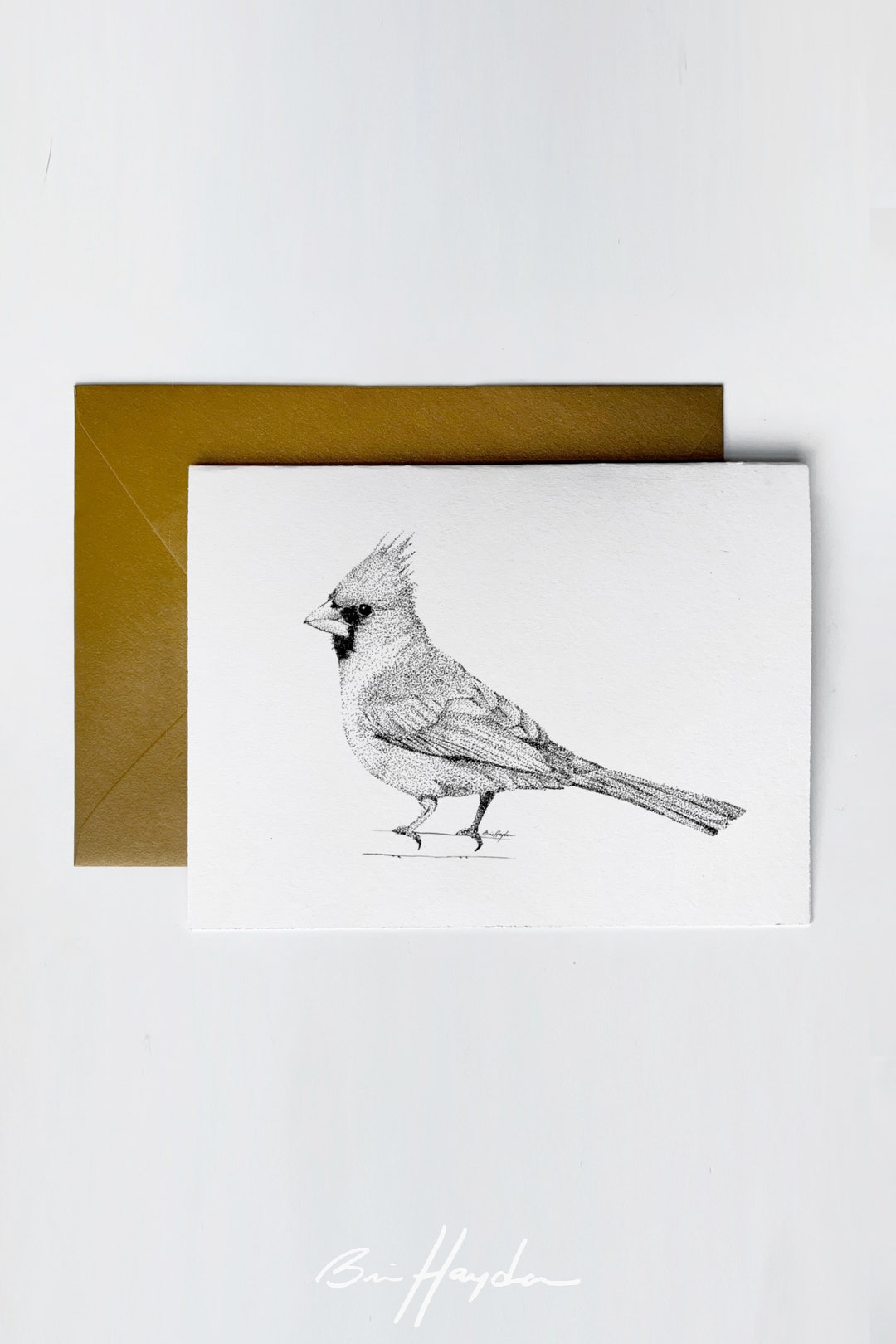 Cardinal Greeting Card - Blank Card | Eco-friendly | 100% Recycled ...