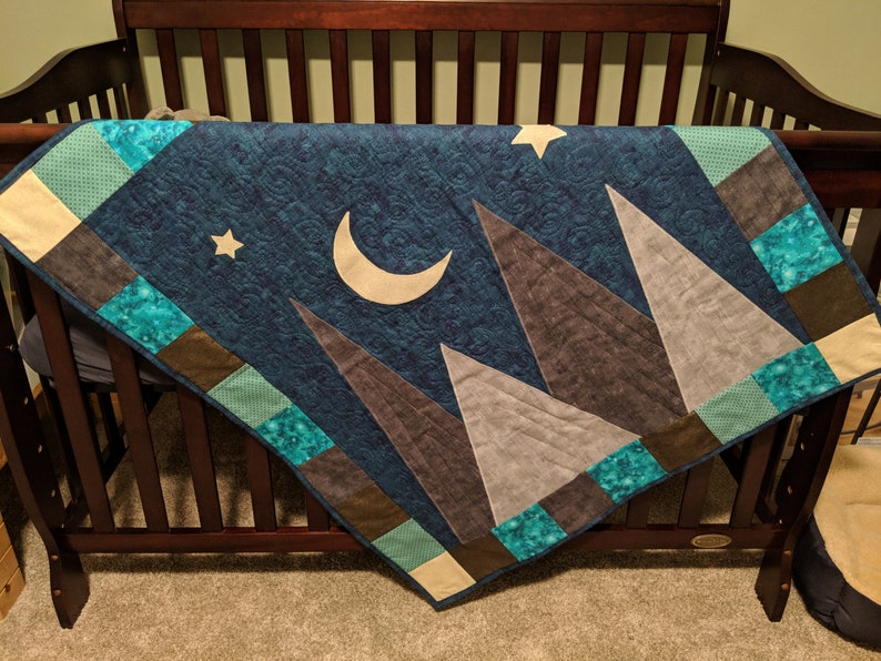 Midnight Mountains Baby Crib Quilt Pattern .pdf image 3