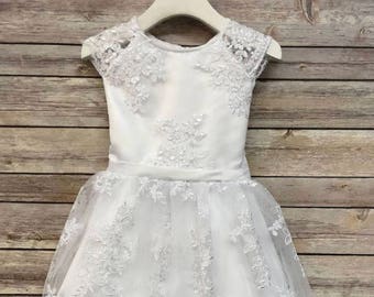 mini wedding dress for flower girl