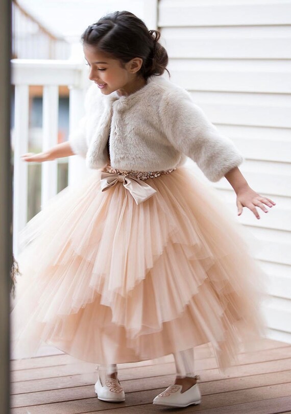 Bright Pink Flower Girl Halter DressBridesmaid DressGirls DressesProm DressSummer DressSimple Wedding DressFormal DressWeddingGift