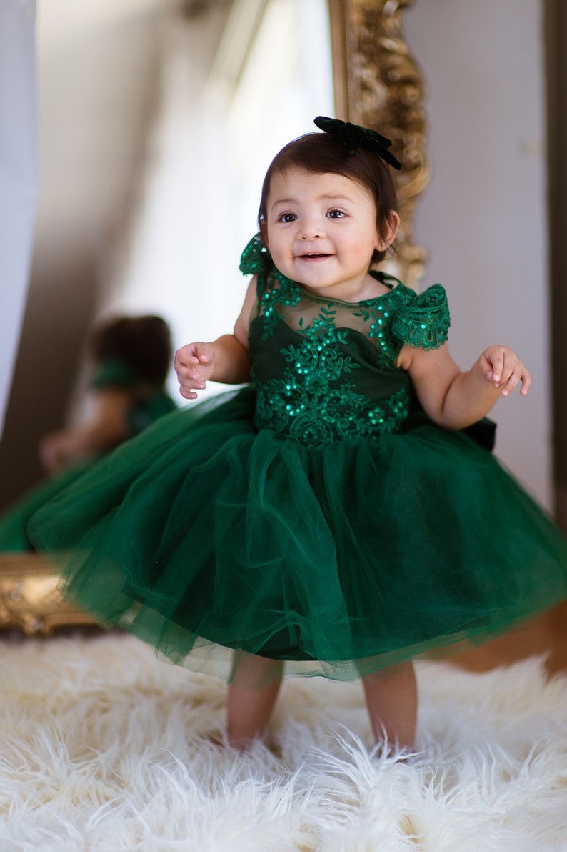Emerald Green Holiday Dress
