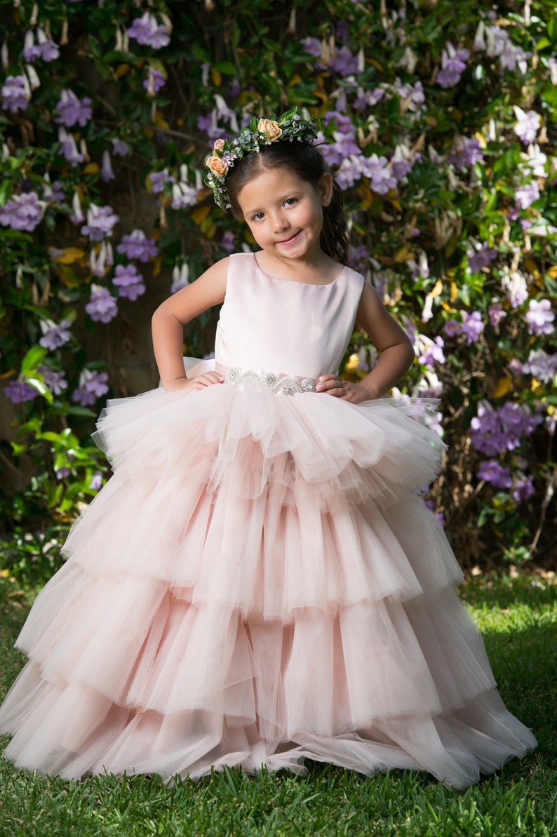 Non Poofy Flower Girl Dress