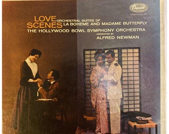 Reel to Reel Tape Love Scenes La Boheme Madame Butterfly Hollywood Bowl Symphony