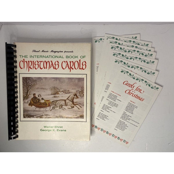 Lot 1980 WEIHNACHTEN Noten Songbook Und 7 Carollers Lyric Booklets Victorian