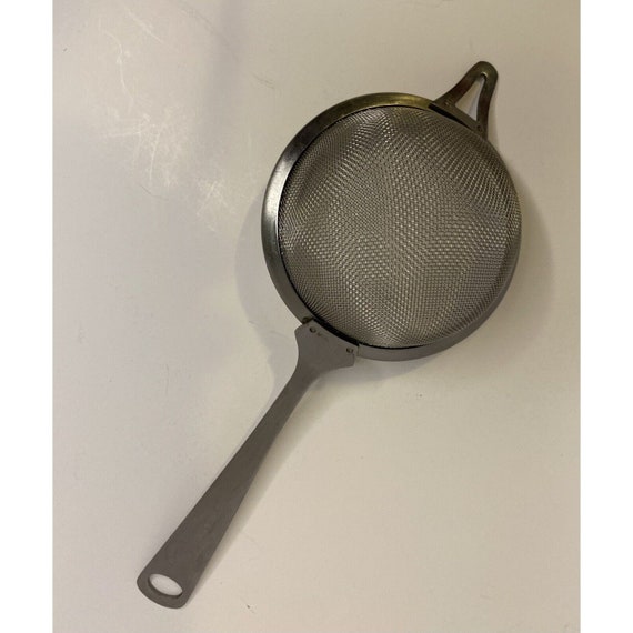 Feinmaschiges Sieb-Set Aus Edelstahl – 2 Stück (7,1 Cm & 9,9 Cm), Zum Abseihen Von Mehl, Tee, Cocktails
