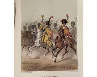 COMPLETE 1968 Ariel Press Military Uniforms I Napoleon Imperial Guard 16 Plates
