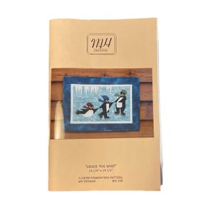2003 Quilted Wall Hanging Penguins Home Décor Pattern MH599 Sewing Craft Winter