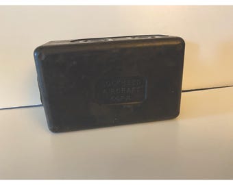 Vtg Lockheed Aircraft Corp Rubber Outlet Box Paul B. Mann Venice CA 1940s-50s