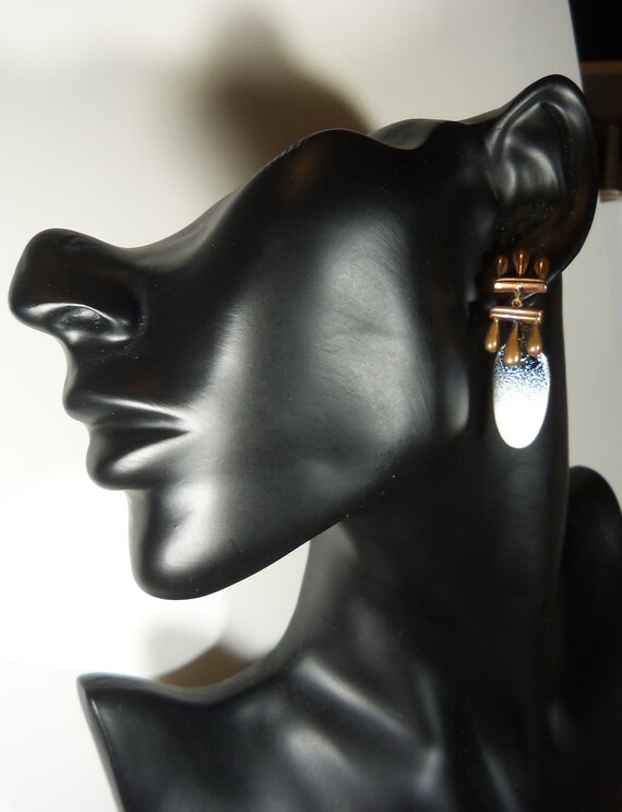 Matisse Renoir Enamel on Copper Screw-back Earring