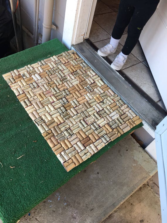 Wine Cork Floor Mat Etsy