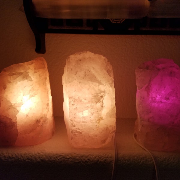 Rose Quartz Lamp | Rose Quartz Crystal Lamp | Rose Quartz From Brazil | Crystal Lamp | Healing Crystal | Healing Light | Chakras | Reiki