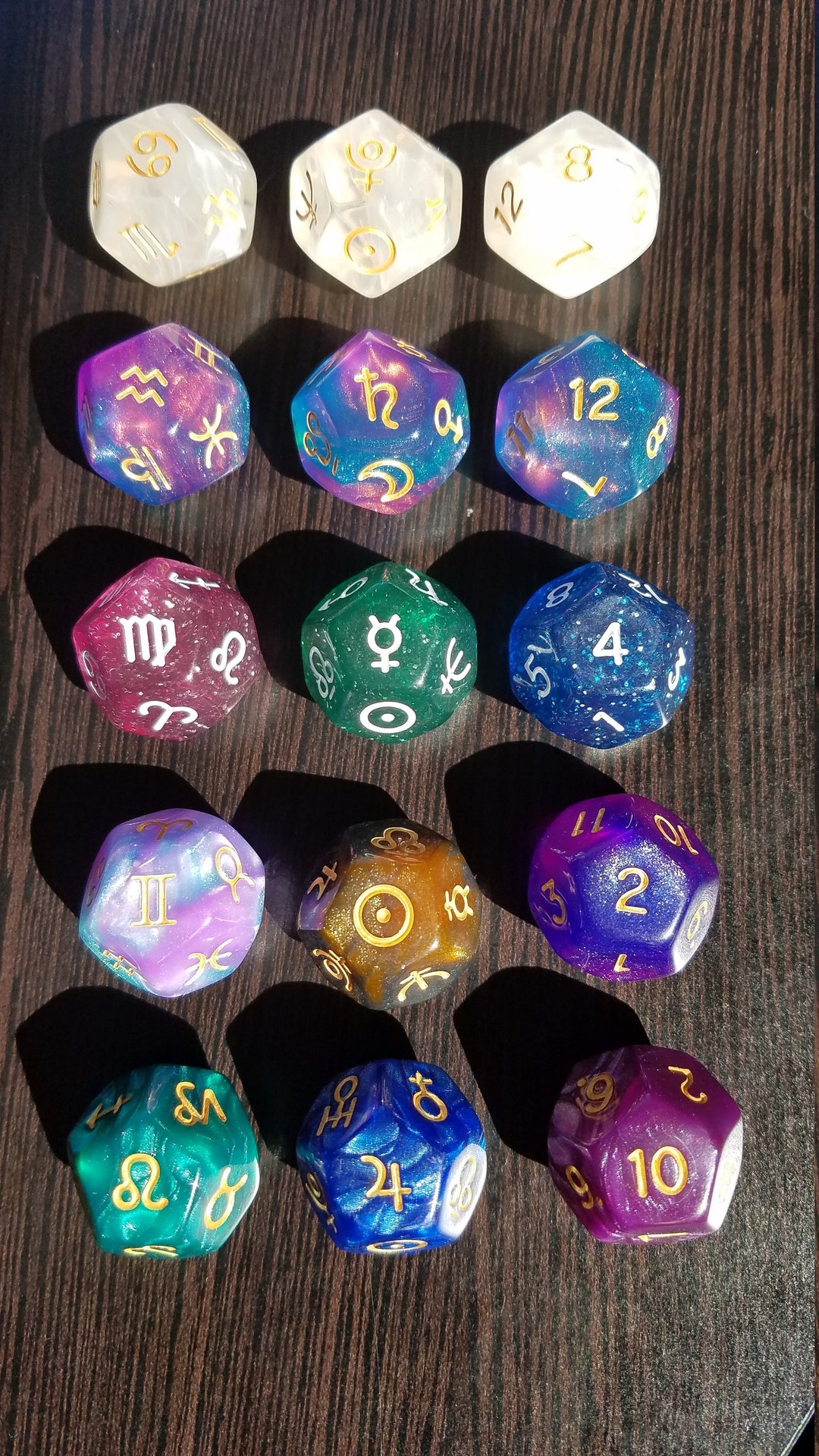 Astrodice Set Astrology Dice Astro Dice Divination Dice - Etsy